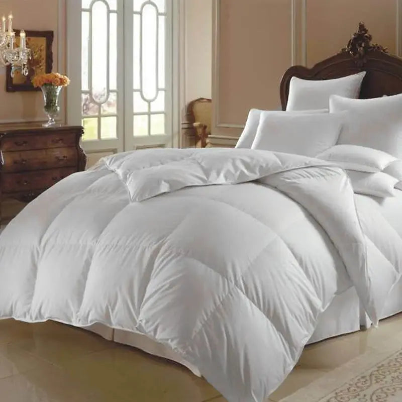 100% White Goose Down Comforter for Autumn Winter Duvet Insert Blanket Filling Feather Down Quilt Duvet King/Double/Single Size