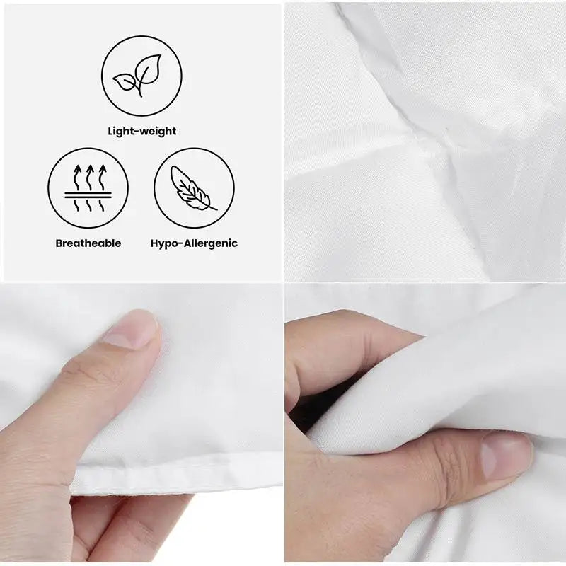 100% White Goose Down Comforter for Autumn Winter Duvet Insert Blanket Filling Feather Down Quilt Duvet King/Double/Single Size
